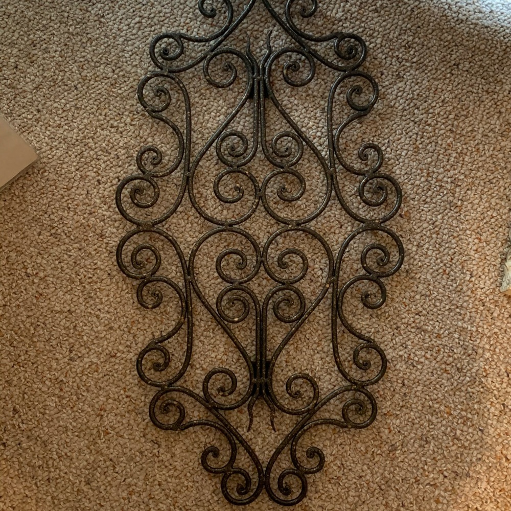 Metal wall decor